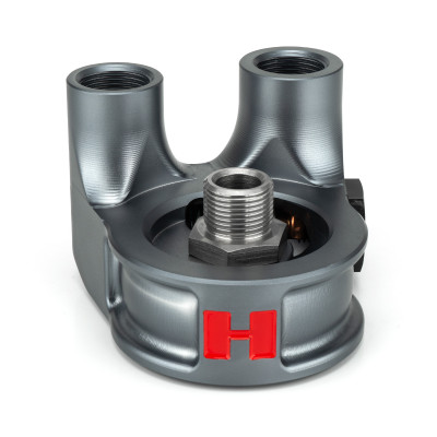 HEL Thermostatic 90 Degree Oil Filter Sandwich Plate