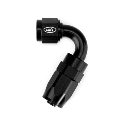 AN6 120 Degree Rubber Hose Fitting for Braided AN Rubber Lines