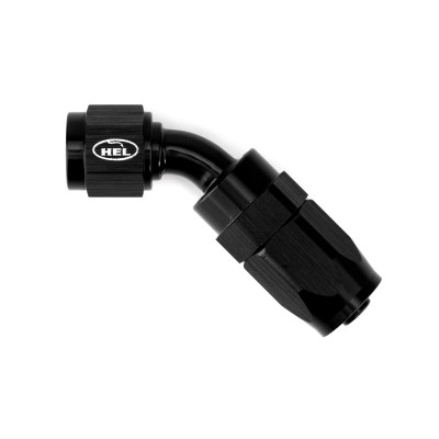 AN6 45 Degree Rubber Hose Fitting for Braided AN Rubber Lines
