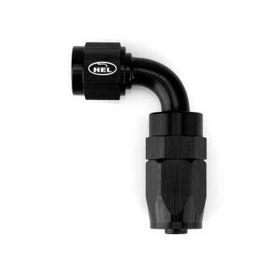 AN6 90 Degree Rubber Hose Fitting for Braided AN Rubber Lines